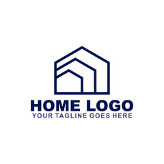 Home logo design vector template