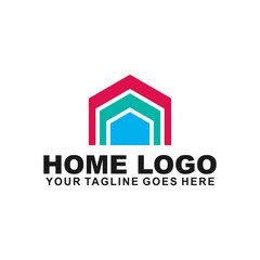 Home logo design vector template