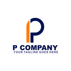 P letter logo design