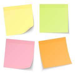 4 Stick Notes Mix Colors