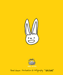 부활절 / 손으로 그린 부활절 일러스트