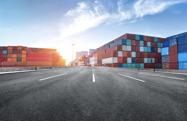 Expressway and container terminal