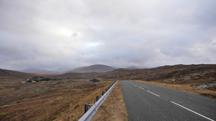 Landschaftsszenerie Isle of Harris, outer hebrides, Schottland