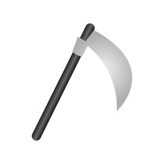 Sickle. Halloween element. Vector illustration. EPS 10.