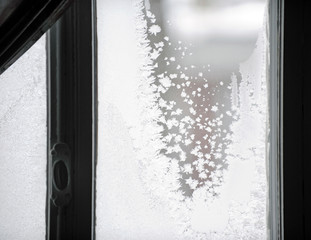 vitre en hiver