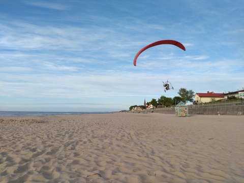 Wybrzeże Bałtyku, fale, plaża, sea coast Baltic, Bałtyk
