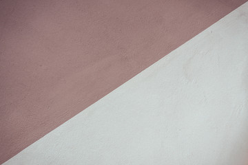 Beige and brown two tone painted wall background