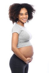 Portrait of a beautiful pregnant woman