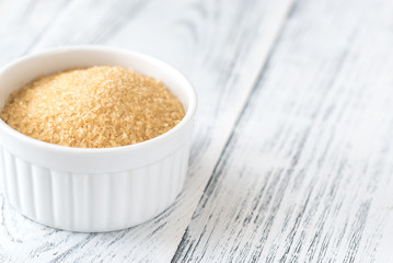 Bowl of coconut sugar