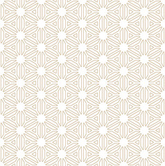 Seamless geometric pattern based on Japanese ornament Kumiko