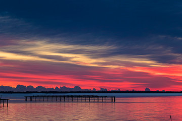 Obraz premium Park przyrody delty Padu we Włoszech
