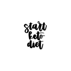 Start keto diet quote.