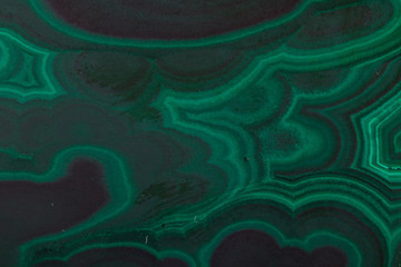 macro.malachite boxes on white background