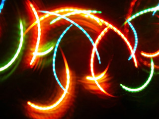 Abstract background of blurred colorful movements