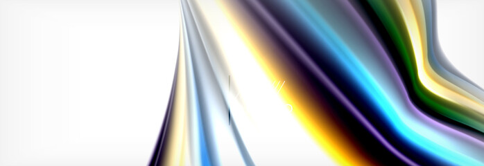 Smooth liquid blur wave background, color flow concept, illustration
