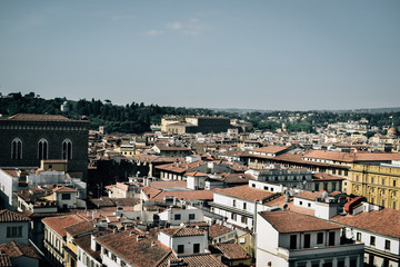 Fototapeta na wymiar Italy florence city