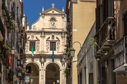 Chiesa di San Michele nel quartiere stampace a Cagliari