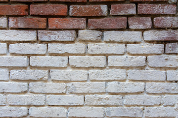 grungy brick wall background sharp details and texture