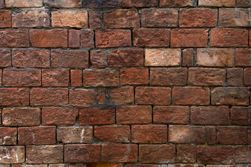 grungy brick wall background sharp details and texture