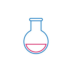 Medical, flask colored icon. Element of medicine illustration. Signs and symbols icon can be used for web, logo, mobile app, UI, UX