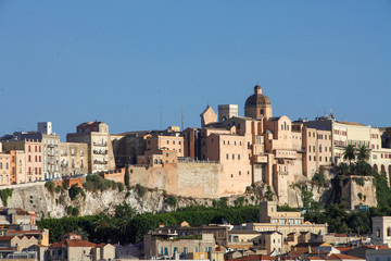 Fototapeta premium Skyline di Cagliari - Sardegna - Italia