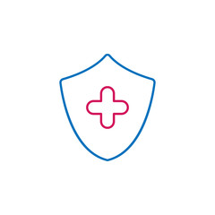 Medical, health protection colored icon. Element of medicine illustration. Signs and symbols icon can be used for web, logo, mobile app, UI, UX