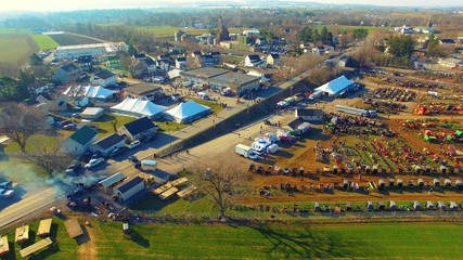 Amish Mud Sale by Drone