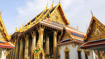 Wat Phra Kaew Temple, Bangkok, Thailand