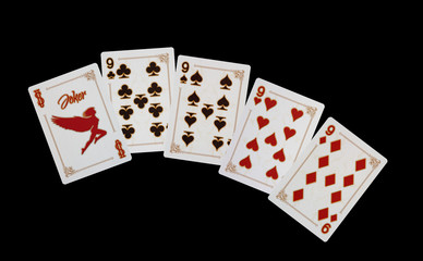 KARTENSPIEL - Poker - Neuner mit Jocker