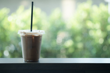 Mocha ice coffee