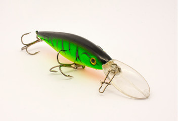 A spoon for active predatory fish. Fishing gear.