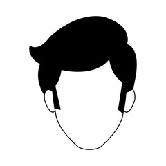 Fototapeta premium Disco man faceless in black and white