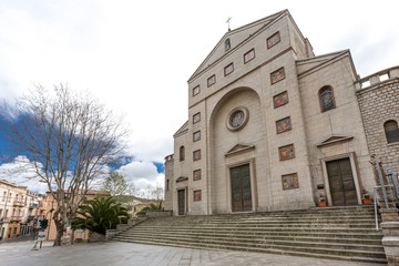 Chiesa della madonna delle Grazie a  Nuoro - Sardegna - Italia