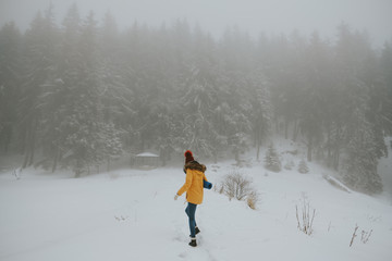 girl in the snow