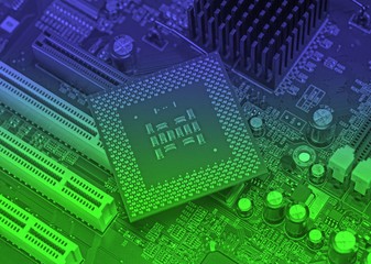 cpu pins and circuit mother board