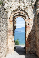 Ancient doorway,  Lake Garda Italy