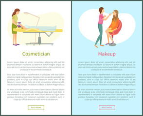 Cosmetician and Makeup Facial Cosmetic Procedures