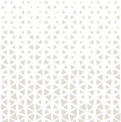 triangle halftone pattern, seamless geometric gradient border