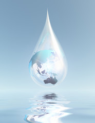 Fototapeta premium Earth Water Resources