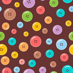Textile buttons random pattern