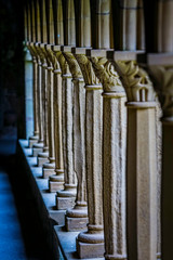 Columns from Iona Abbey Courtyard
