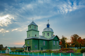 Porplishte, Dokshitsy District Of Vitsebsk Region Of Belarus. Church of the Transfiguration