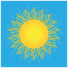 Decorative Sun background
