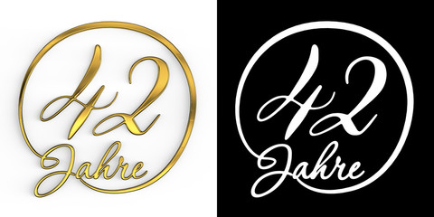 German Golden number forty-two years