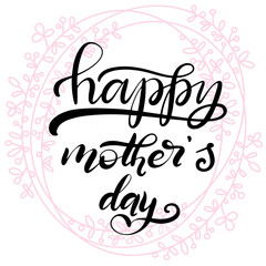 Happy Mother's Day Calligraphy Background
