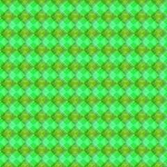 Seamless pattern created by geometric objects and hearts set to background