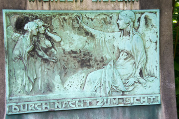 schöne alte Metalltafel 