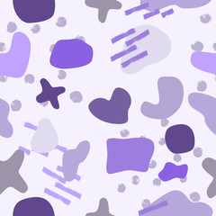 Fototapeta na wymiar Violet stylish digital geometric background with different shapes. 