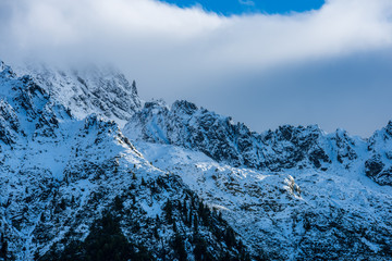 Slovakian tatra mountains in summer