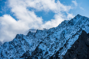 Slovakian tatra mountains in summer